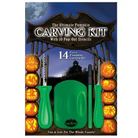 94608 FUN WORLD Ultimate Pumpkin Carving Pop Stencils Kit