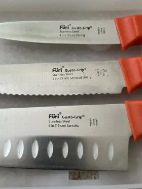 323414008709 FURI Rachel Ray Gusto Grip Knife Set Box #2