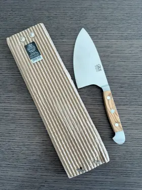 X749-14 G-DE Gude Alpha Forged Double Bolster Herb Knife