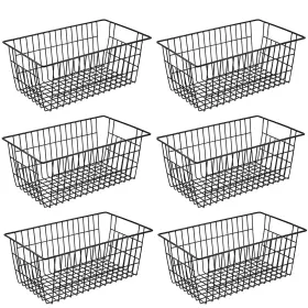 B0BCW6FGT1 GEDLIRE Wire Storage Baskets Pack Pantry