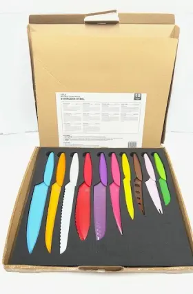 610696995407 GELA Set Stick Coated Steel Knife