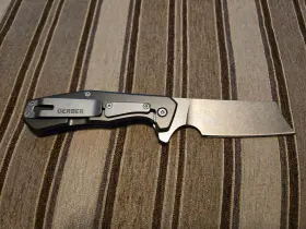 31-003902 GERBER Flatiron Folding Pocket Knife Steel Asada