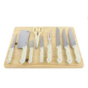 137383.1 GIBSON HOME Wildcraft Cutlery Set Cutting Board