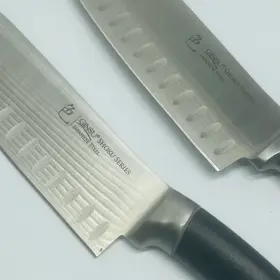 079061004784 GINSU Shoku Steel Santoku Knife Sharp #2