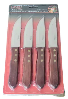 079061026861 GINSU Steak Knives Set Lifestyle