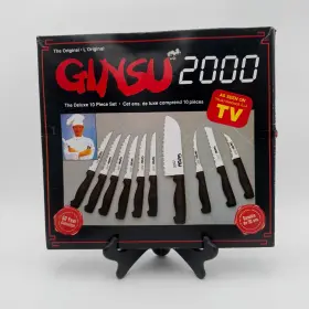 797411600102 GINSU Deluxe Knife Set Box Tv