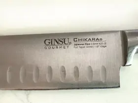 COK-KB-DS-001-15 GINSU Santoku Gourmet Chikara Forged Steel #2