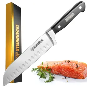 CFK-4301 GIOVENT Santoku Knife Kitchen Forged Steel