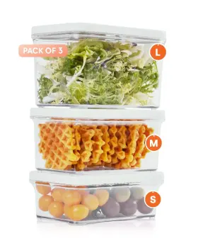 B0FH6CXBTF GIRAFFY CO Vacuum Food Storage Canister Set Bpa