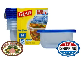 B0DN261L6W GLAD Gladware Soup Salad Food Storage Containers