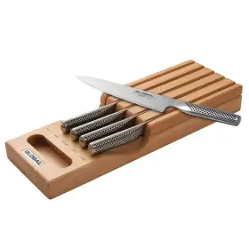79658 GLOBAL Hikaeme Drawer Cutlery Knife Set Beech