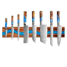 SLDJ001 GOGOJSM Farmhouse Magnetic Knife Holder Wall Rack