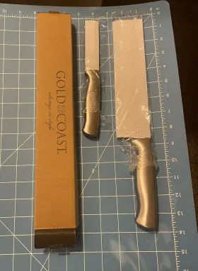0014EQ GOLD COAST Steel Knife Set Knives Box