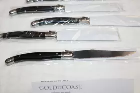 00173E GOLD COAST Steak Knife Set Serrated Knives Curved #2
