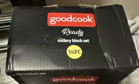 076753118811 GOOD COOK Cutlery Knife Block Set High Carbon #2