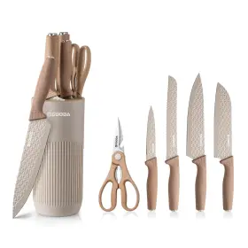 G004 GOODA Kitchen Knife Set Block Chef Cooking Knives