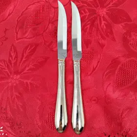 6214746 GORHAM Meredith Steak Knives Steel Set Flatware