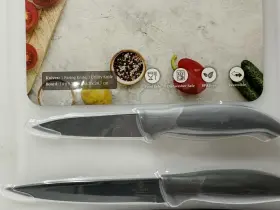 840034287868 GOURMET KITCHEN Cutting Board Knife Paring Juice #3