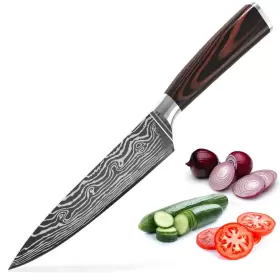618149406401 GOURMET TOOL Chef Knife Ultra Sharp High Carbon