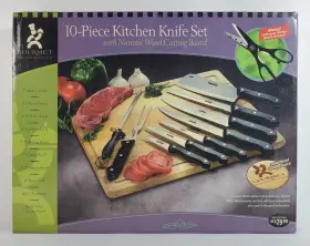 1506463 GOURMET TRADITIONS Kitchen Knife Set Shears Cutting