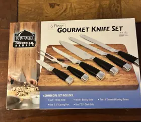 920A2229 GOURMET TRADITIONS Knife Set Serrated