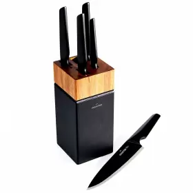 840113500505 GRANDTIES Knife Set High Carbon Steel Wooden