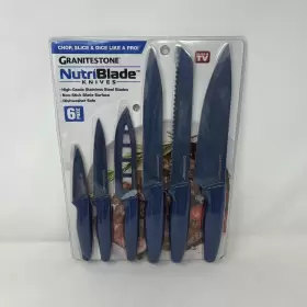 7901 GRANITESTONE Steel Nutri Blade High Knife Set Classic