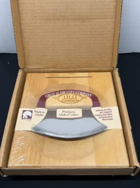 742691961276 GREAT ALASKA ULU COMPANY Birch Knife Hardwood