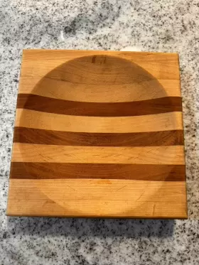 791218017606 GREAT ALASKA ULU COMPANY Chopping Bowl Birch