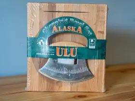 791218016906 GREAT NORTHERN Alaska Ulu Chopping Bowl Set
