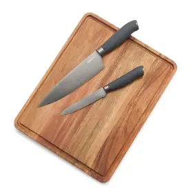 CC007716-001 GREENPAN Cutlery Knife Cutting Board Set Steel