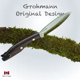 785249195372 GROHMANN Design High Carbon Steel Blade Rosewood #3