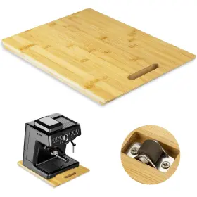 B0FD9YM2NM GUANQIAO Slider Coffee Maker Rolling Tray Wheels