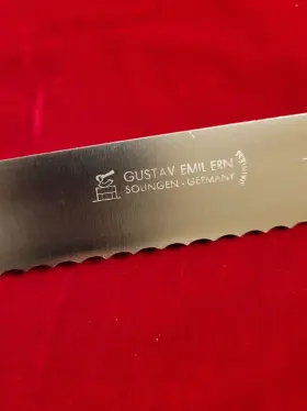 12321 GUSTAV EMIL ERN SOLINGEN GERMANY Blade Serrated Carving #3