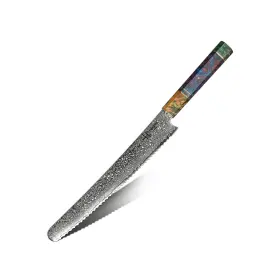 8810016117 HAJEGATO Damascus Chefs Knife Bread Slicer Handle