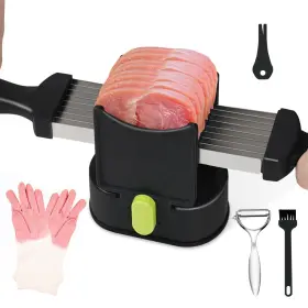 717887096858 HALNKSZDDD Meat Slicer Peeler Rubber Gloves