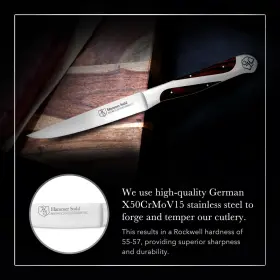 858158006487 HAMMER STAHL Steakhouse High Carbon Steel Kni #3