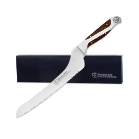 HS-6312 HAMMER STAHL Offset Bread Knife Scallop Serrated High