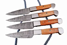 1826 HANDMADE Forged Damascus Steel Blade Chef Set Kitchen