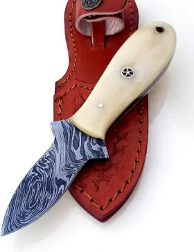3521 HANDMADE Damascus Oyster Shucker Knife Shucking Tool