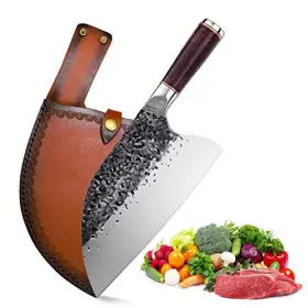 726980975298 HANDMADE Forged Serbian Meat Cleaver Knife Chefs