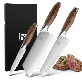 HCYTD3 HAOCHUYI Chef Knife Set Ultra Sharp Kitchen Knives