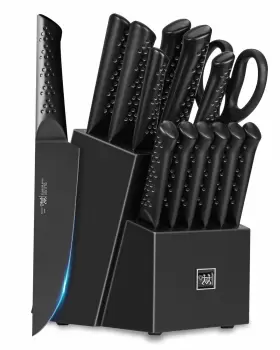 768434235299 HD HUNTER.DUAL Knife Kitchen Block Set Sharpener