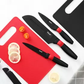 0018600 HECEF Kitchen Knife Cutting Board Set Sharp Edge Mats #2