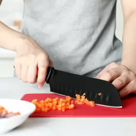 0018600 HECEF Kitchen Knife Cutting Board Set Sharp Edge Mats #3
