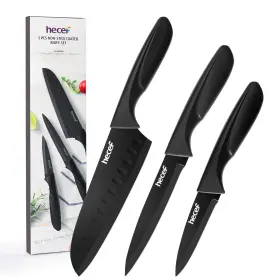 63176 HECEF Kitchen Knife Set Sharp Stick Knives Steel Blade