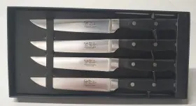 HRI-008 HEN ROOSTER Steak Knife Set Rostfrei Forged Cutlery