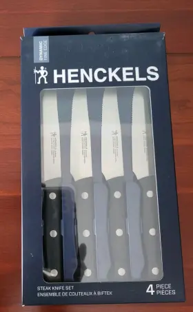 009839420757 HENCKELS Dynamic Serrated Edge Razor Sharp Steak