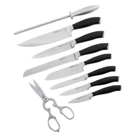 445038961948 HENCKELS Steel Knife Set Sharp Blades Handles