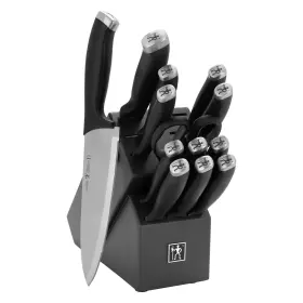 744759191182 HENCKELS Silvercap Serrated Steel Knife Block